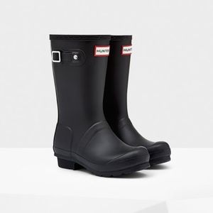 Hunter original black rain boots size 1B/2G NEW.
